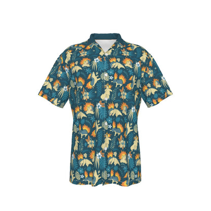 Typhlosion Hawiian Button Shirt