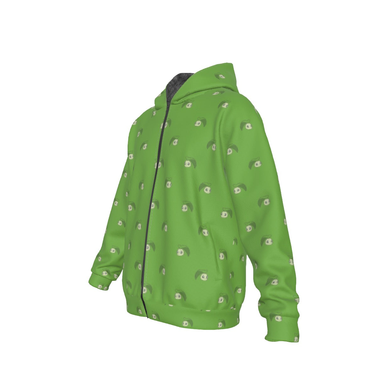 Chikorita Pattern Hoodie