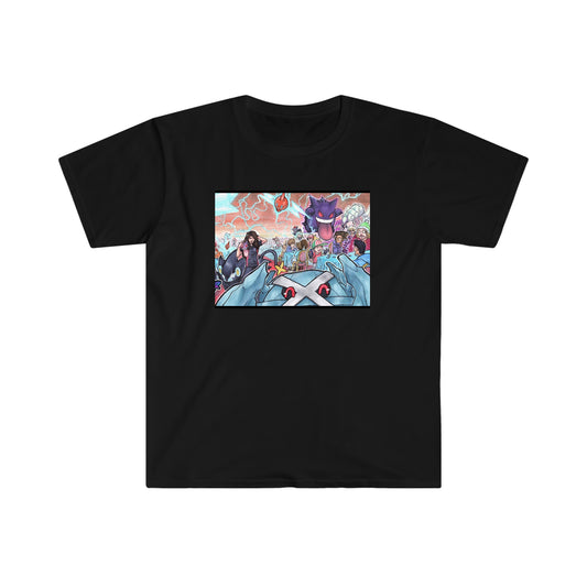 LED_Gengar Art Black Tee