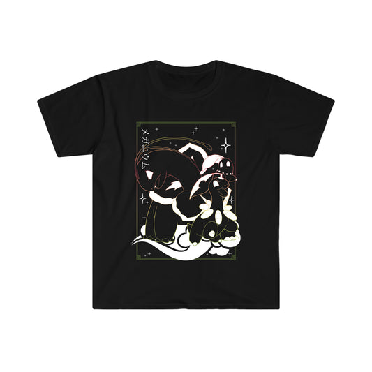 Chikorita Evolution Black T-Shirt