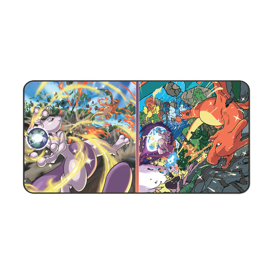 Mewtwo VS Carizard Playmat