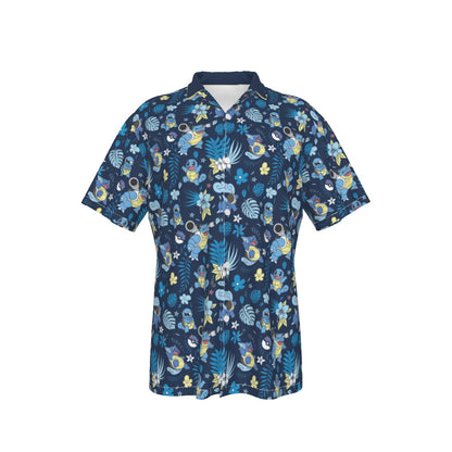 Blastoise Button Shirt