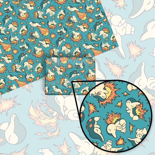 Cyndaquil Wrapping Paper Sheets