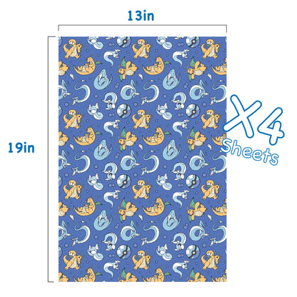 Dragonite Wrapping Paper Sheets