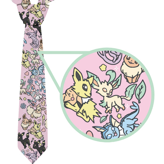 Eeveelutions (Pink) Necktie