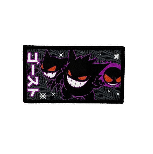 Gengar Evolution Rectangle Patch