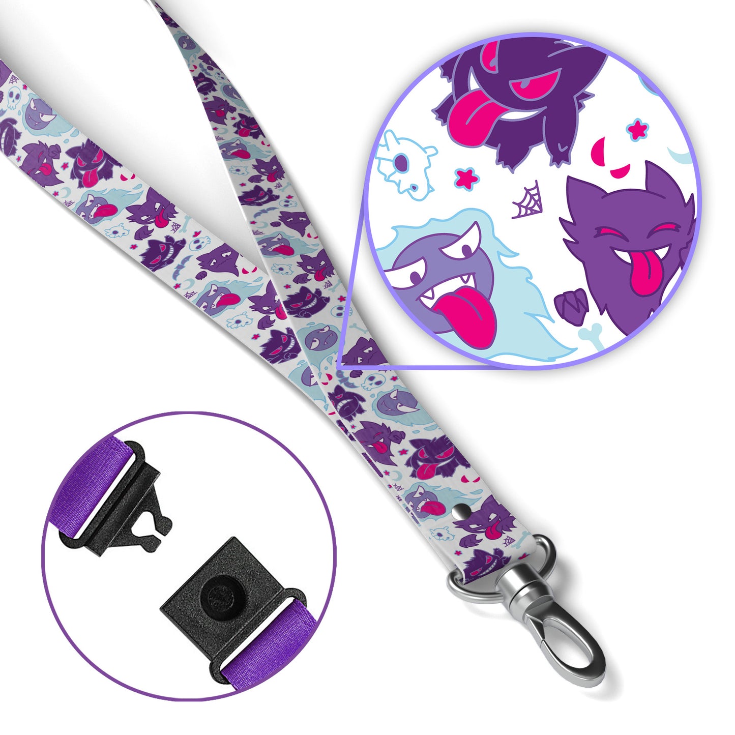 Gengar Breakaway Lanyard