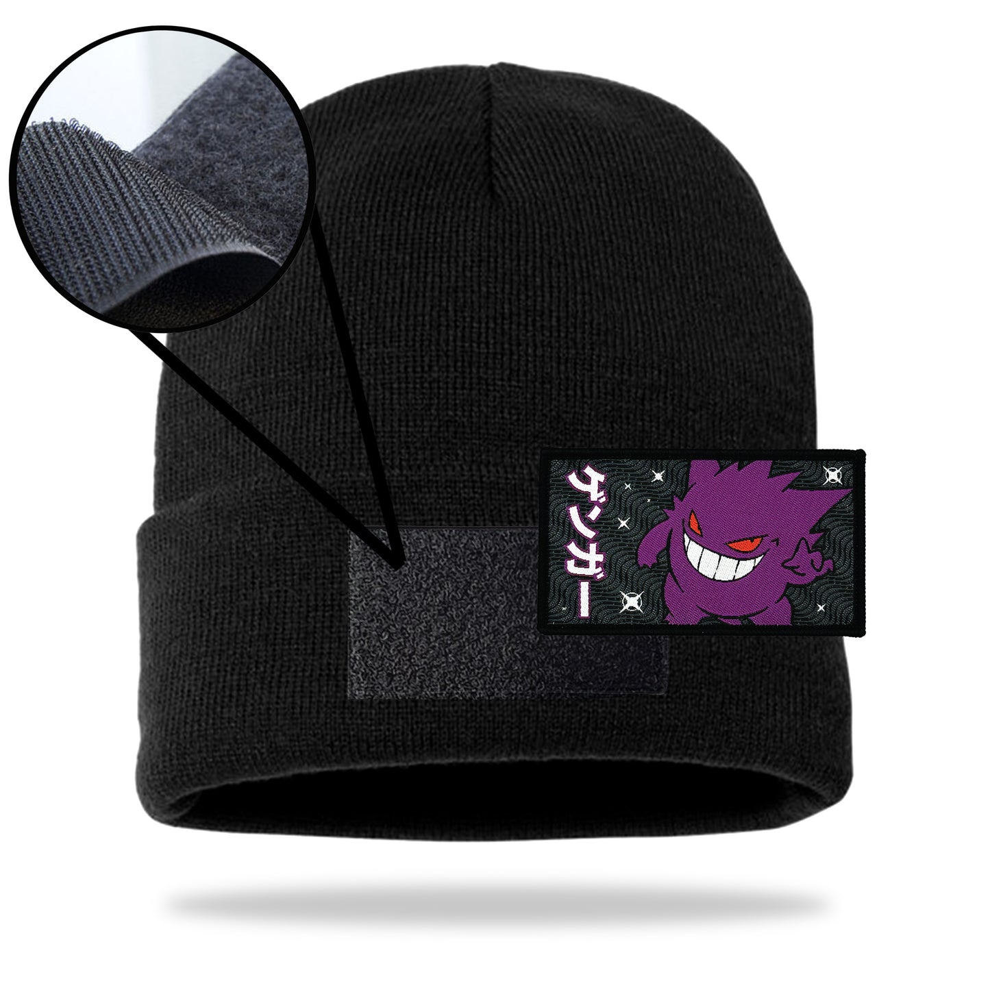 Gengar PC Black Beanie Velcro