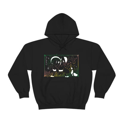 Treeko Evolution Black Hoodie