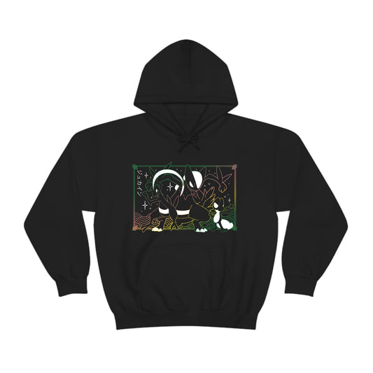 Treeko Evolution Black Hoodie