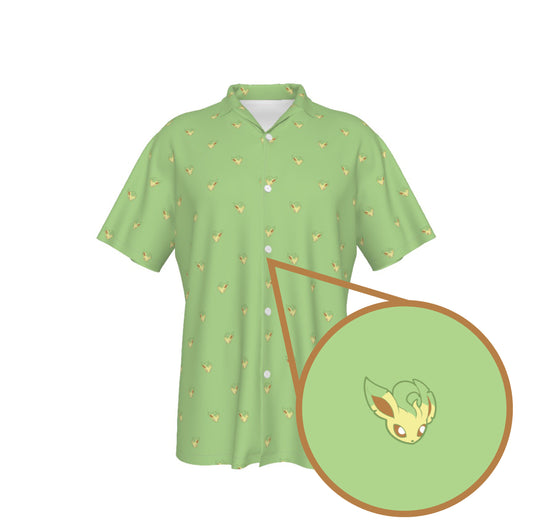 Leafeon Button Shirt