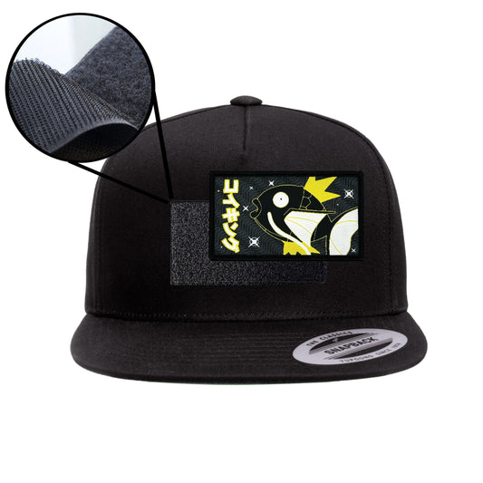 Magikarp (Shiny) Black Snap-Back Hat Velcro