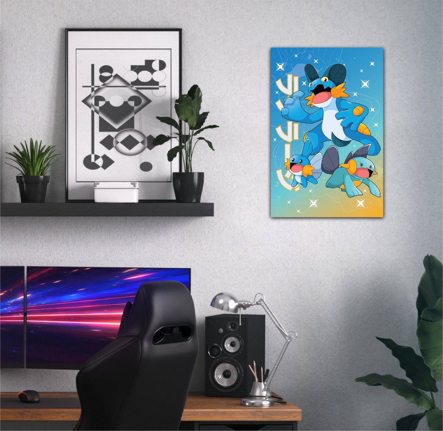 Mudkip Evolution Poster