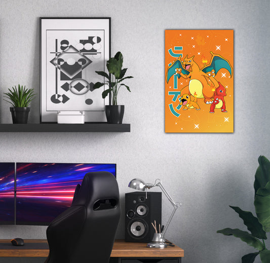 Charizard Evolution Wall Poster