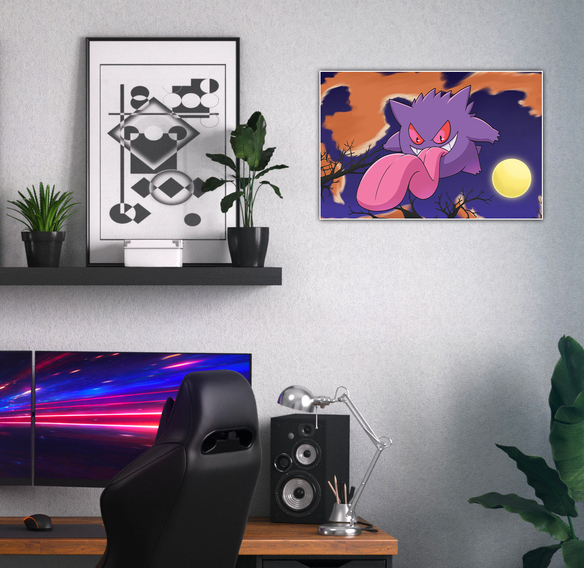 Gengar Wall Poster