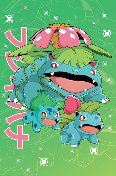 Venusaur Evolution Wall Poster