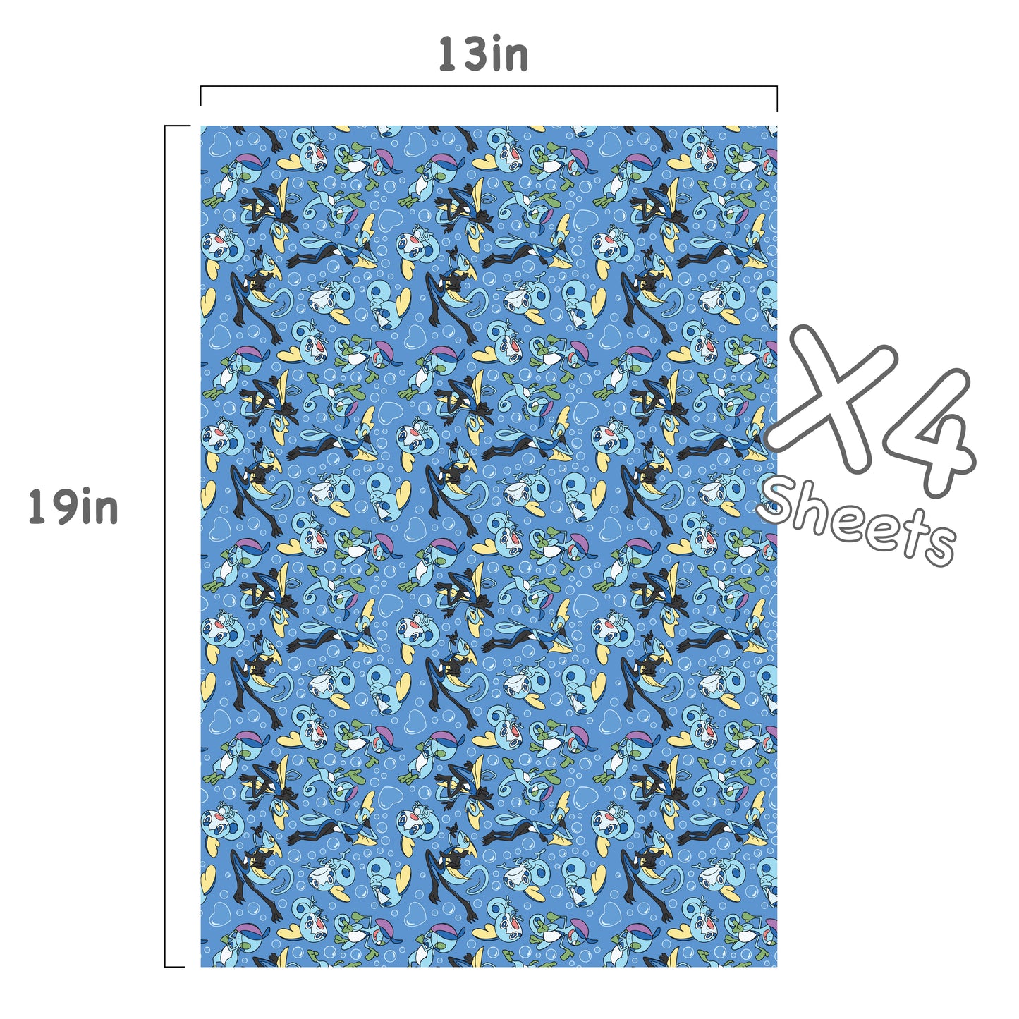 Sobble Wrapping Paper Sheets