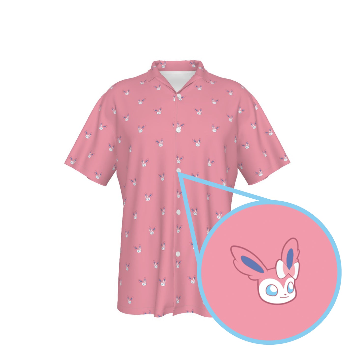 Sylveon (Pink) Button Shirt