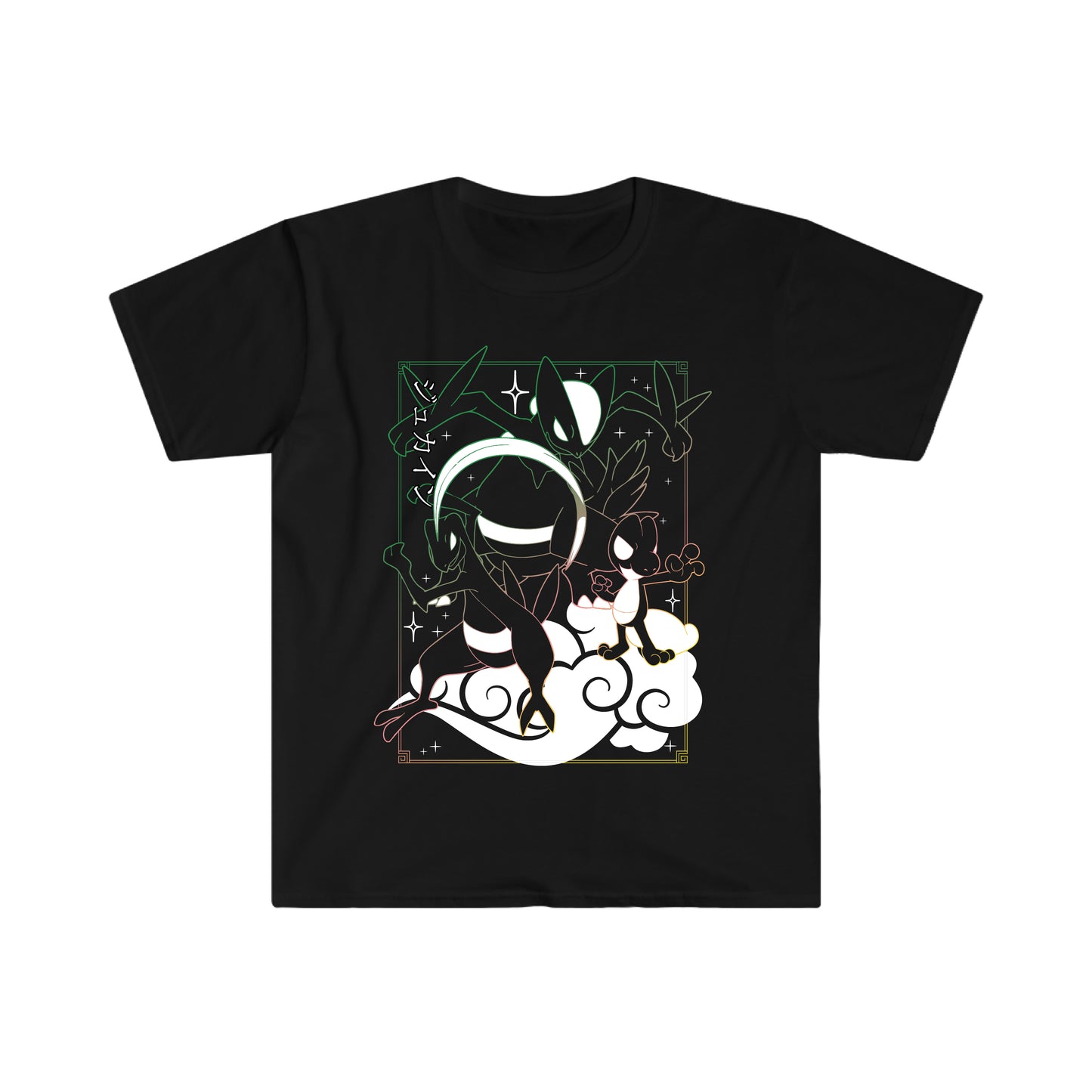 Treeko Black T-Shirt
