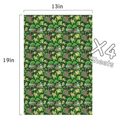 Turtwig Wrapping Paper Sheets