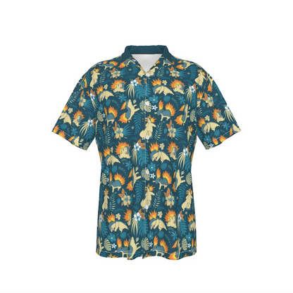 Typhlosion Button Shirt
