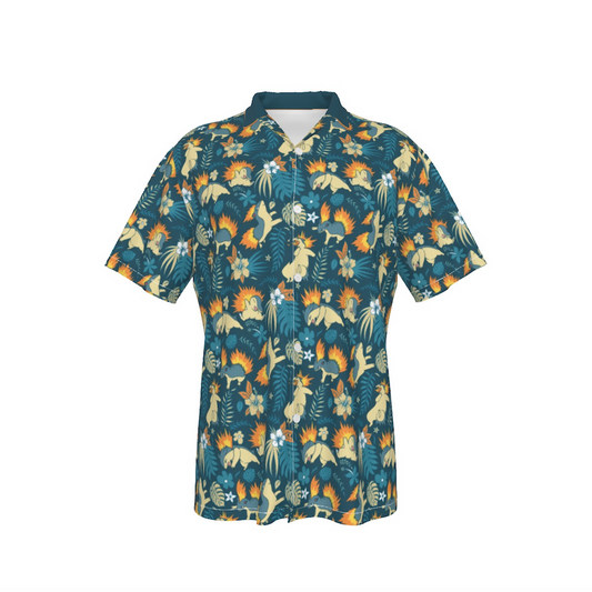 Typhlosion Button Shirt