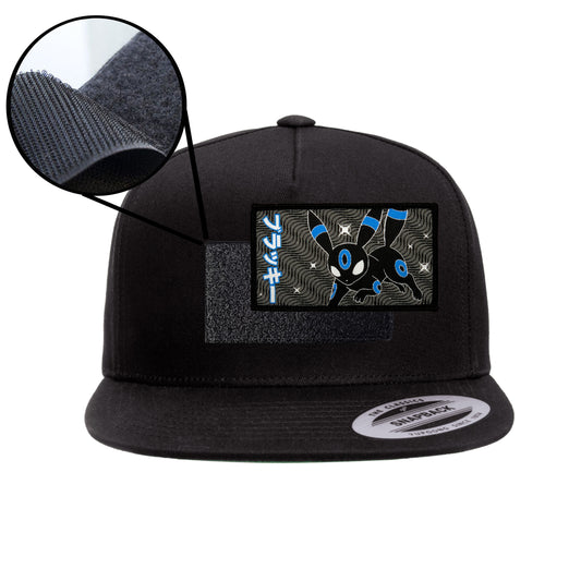 Umbreon (Shiny) Black Snap-Back Hat Velcro