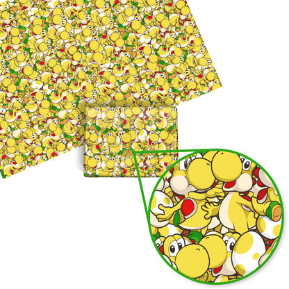 Yoshi Mario Wrapping Paper (Yellow)