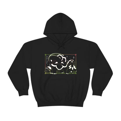 Chikorita Evolution Black Hoodie