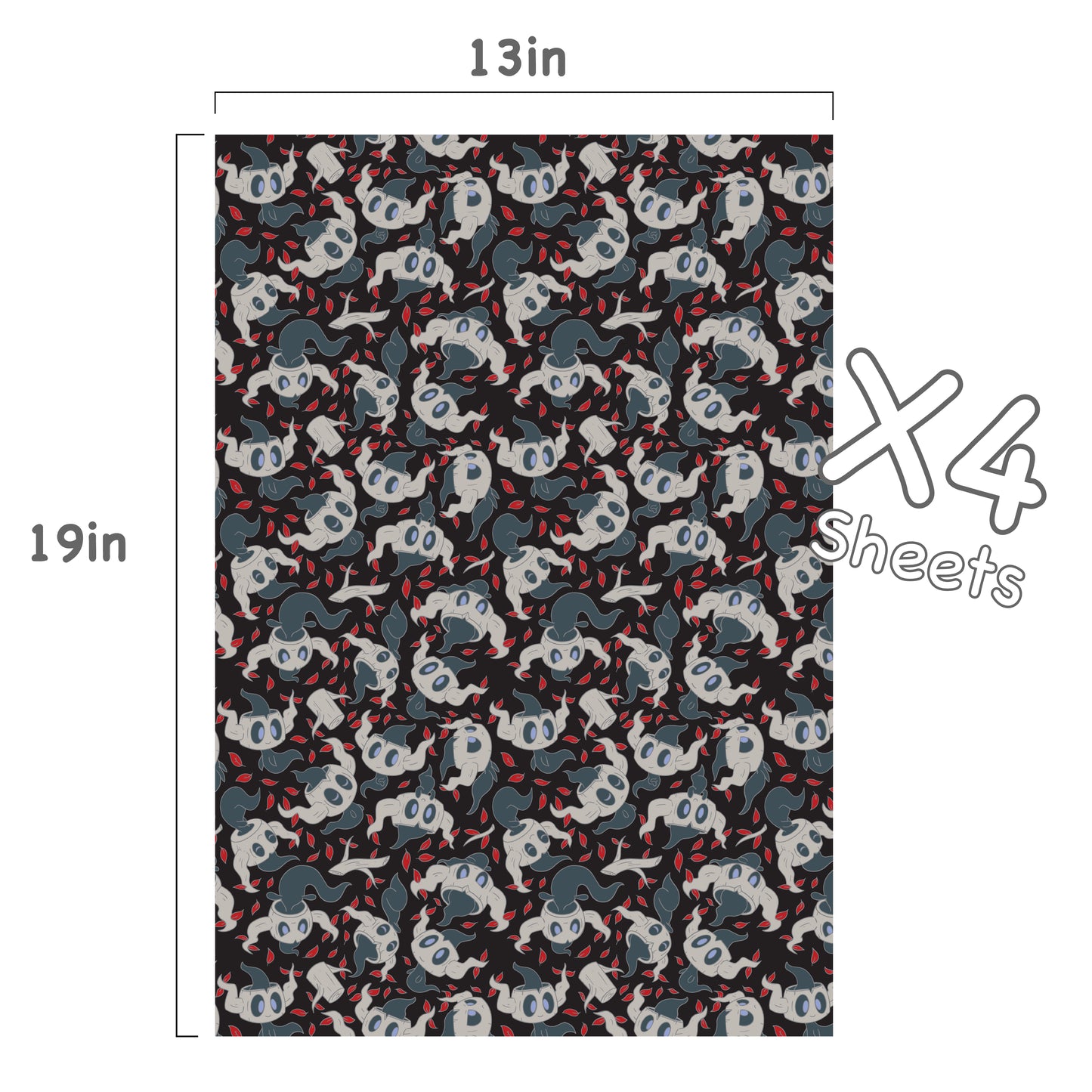 Phantump (Shiny) Wrapping Paper Sheets