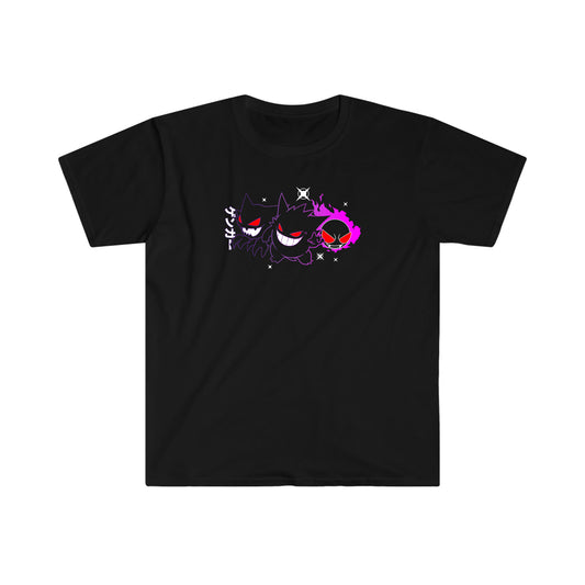 Gengar Evolution Black T-Shirt