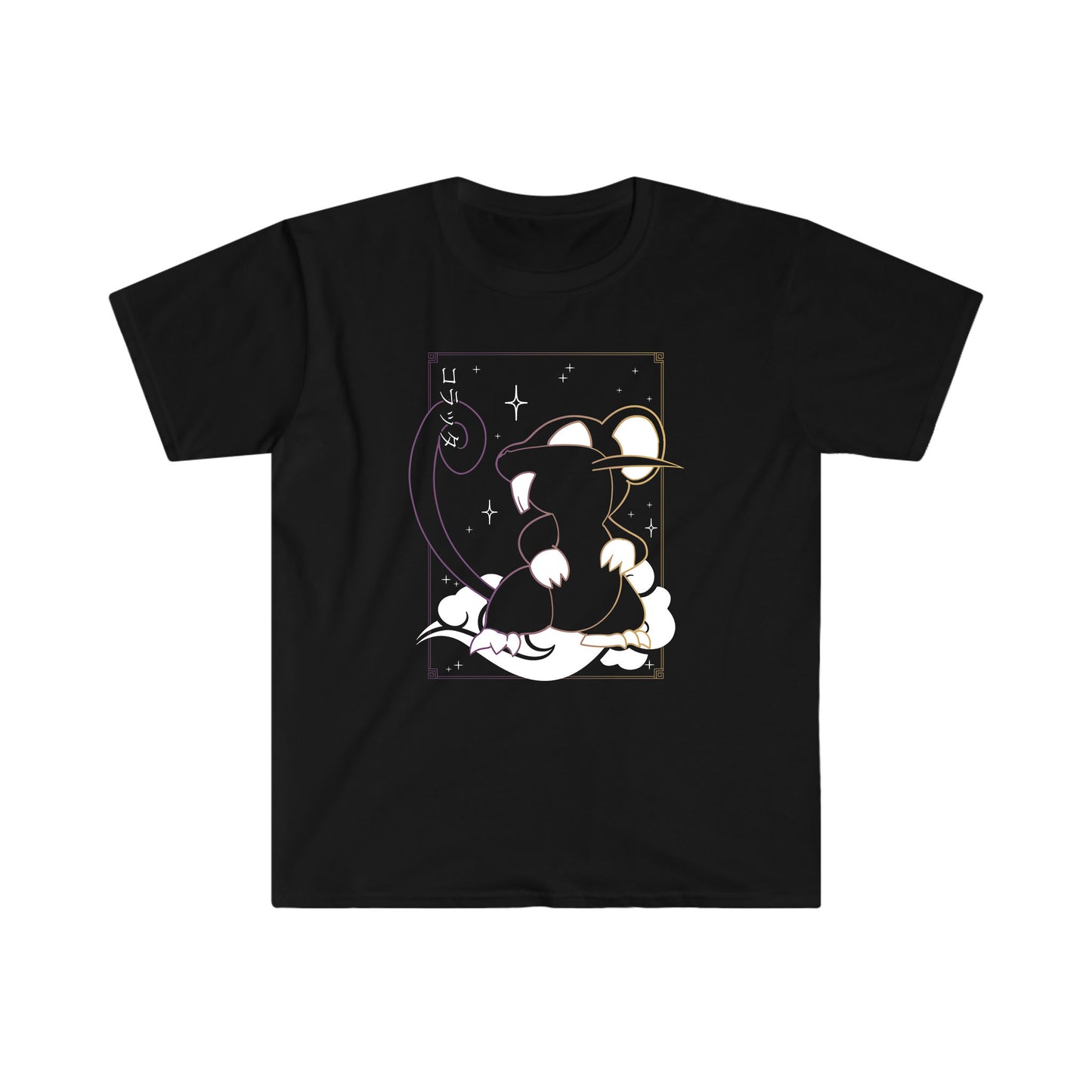 Rattata Black T-Shirt