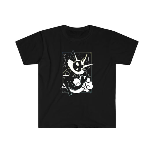 Vaporeon Black T-Shirt