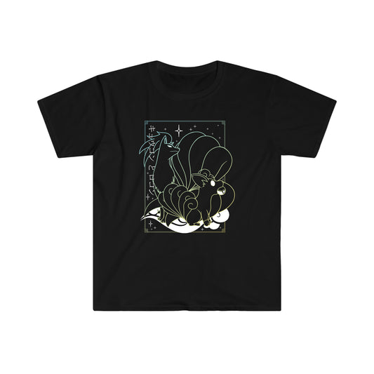Vulpix & Ninetales Black T-Shirt