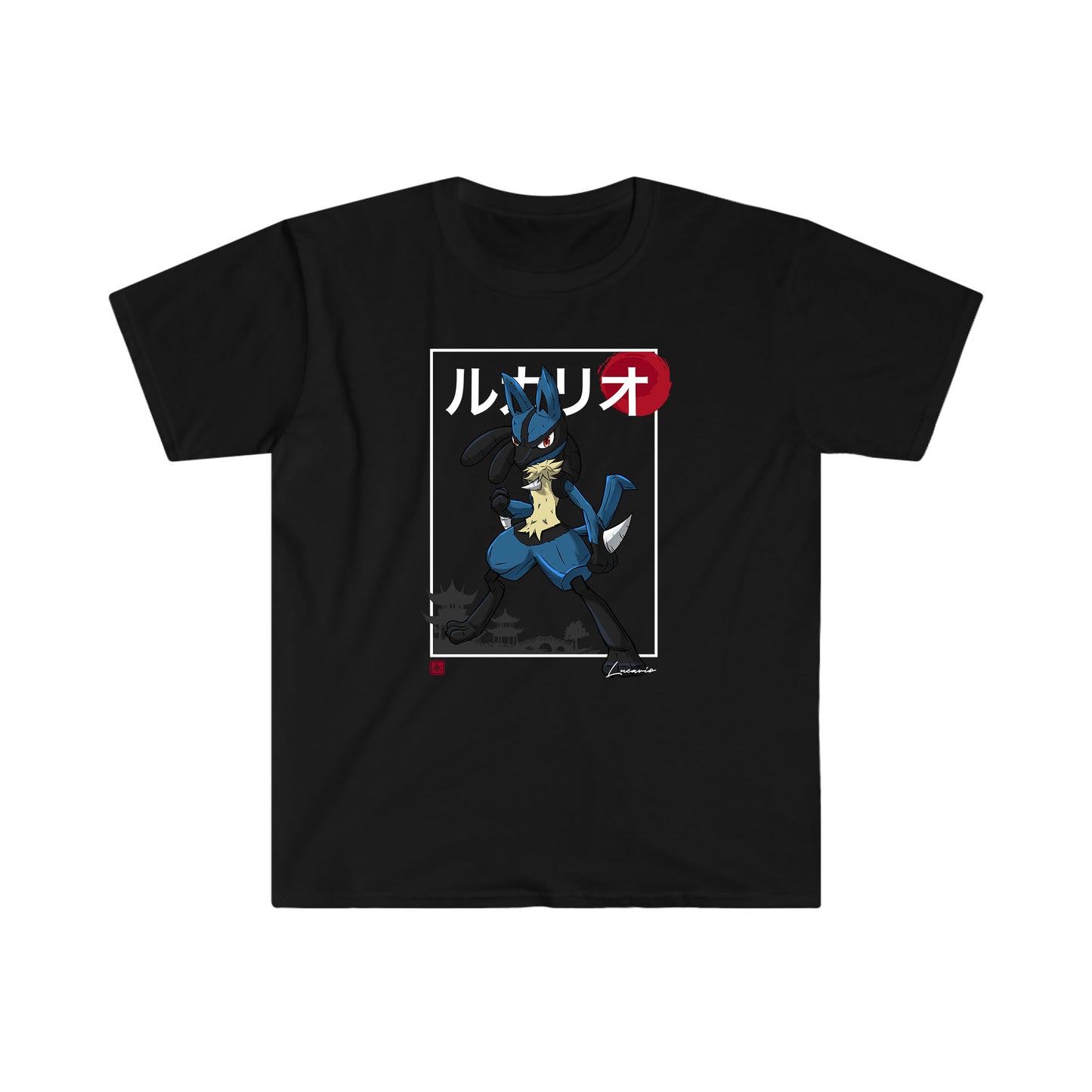 Lucario Black T-Shirt