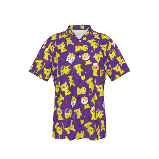 Mimikyu (Purple) Button Shirt