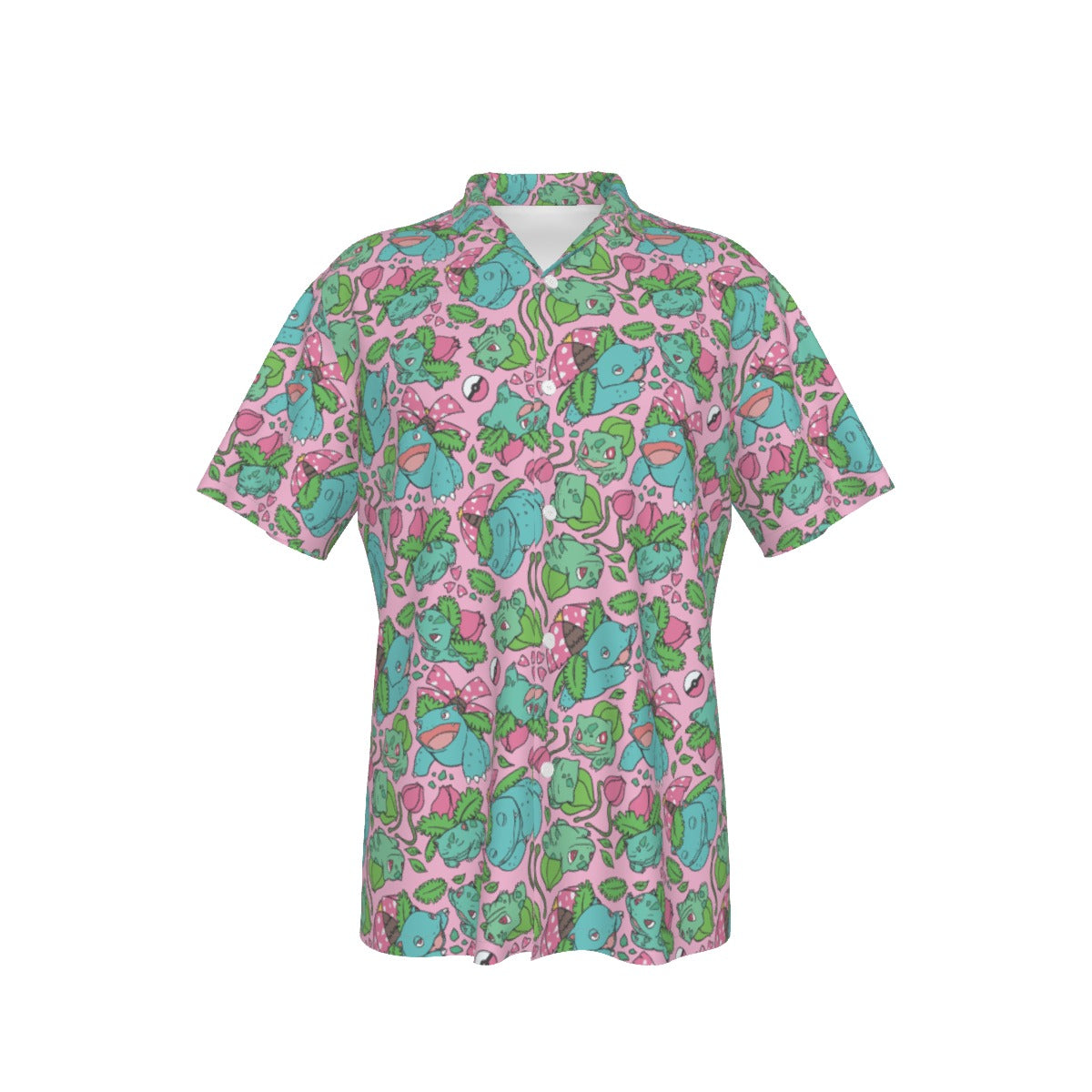 Venusaur (Pink) Button Shirt
