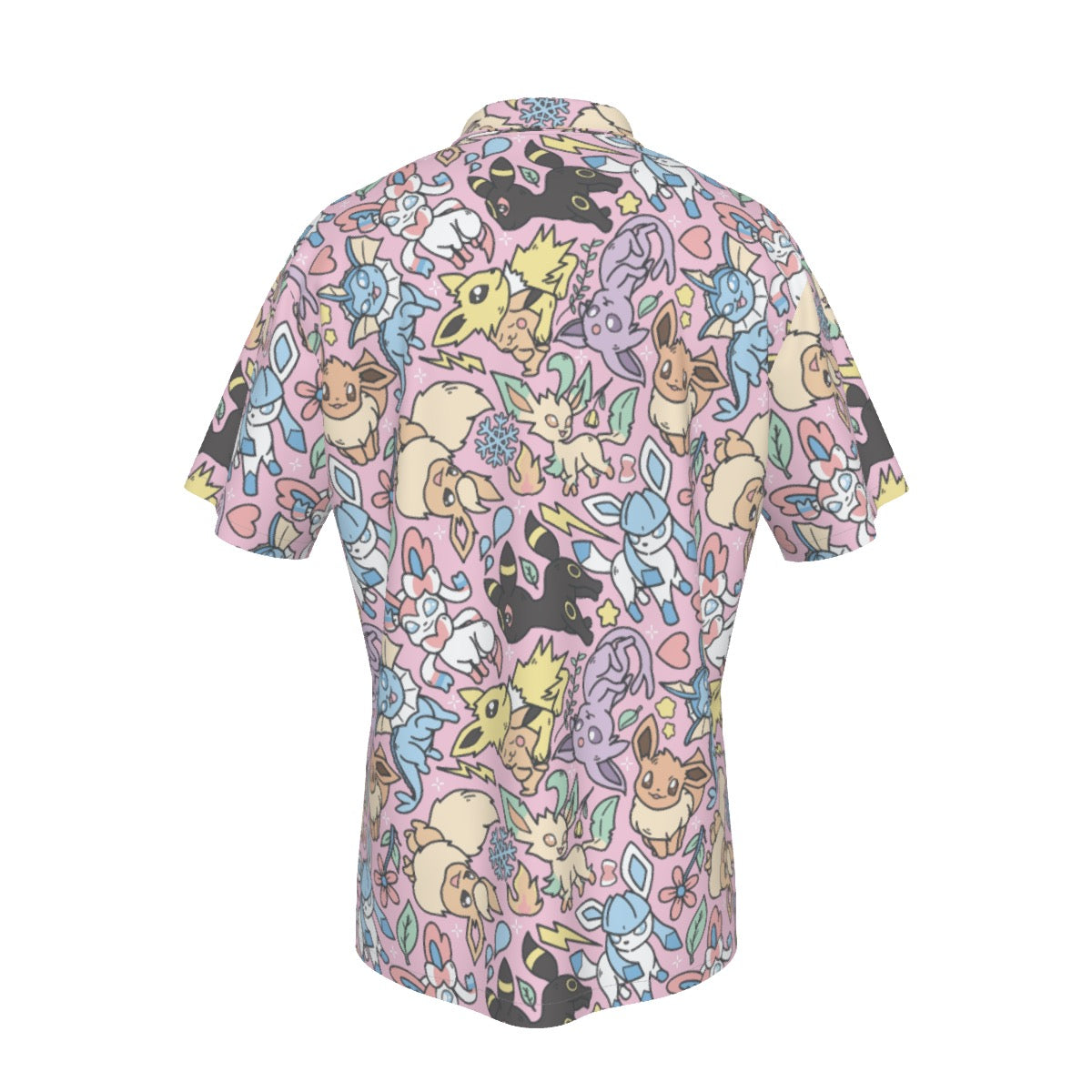 Eeveelutions (Pink) Button Shirt