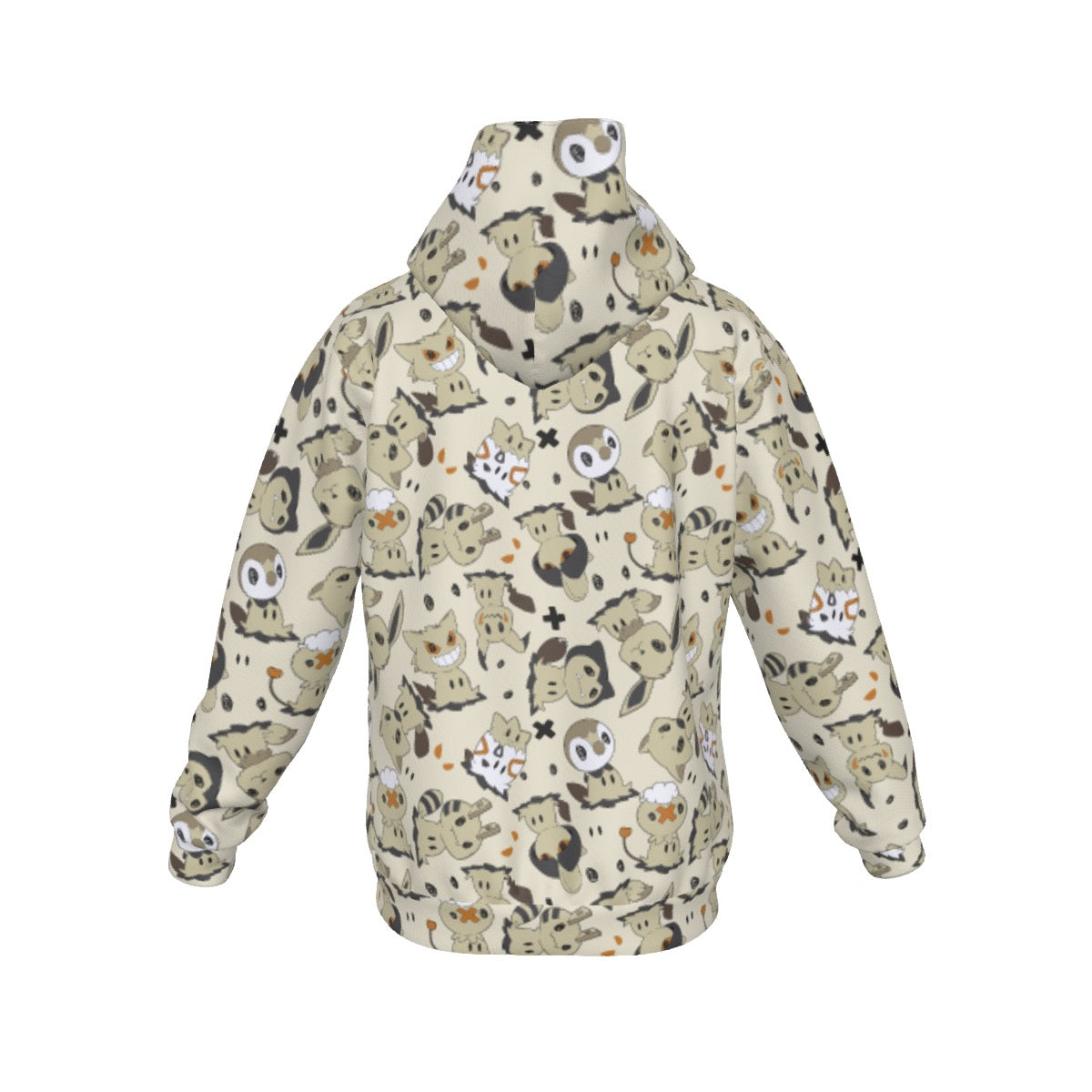 Mimikyu (Tan) Pattern Hoodie