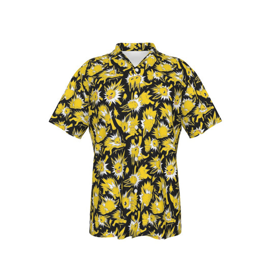 Jolteon (Black) Button Shirt