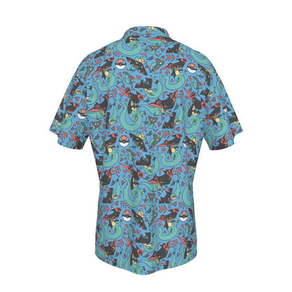 Dragapult Button Shirt