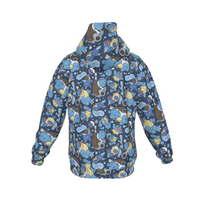 Blastoise (Dark Blue) Pattern Hoodie