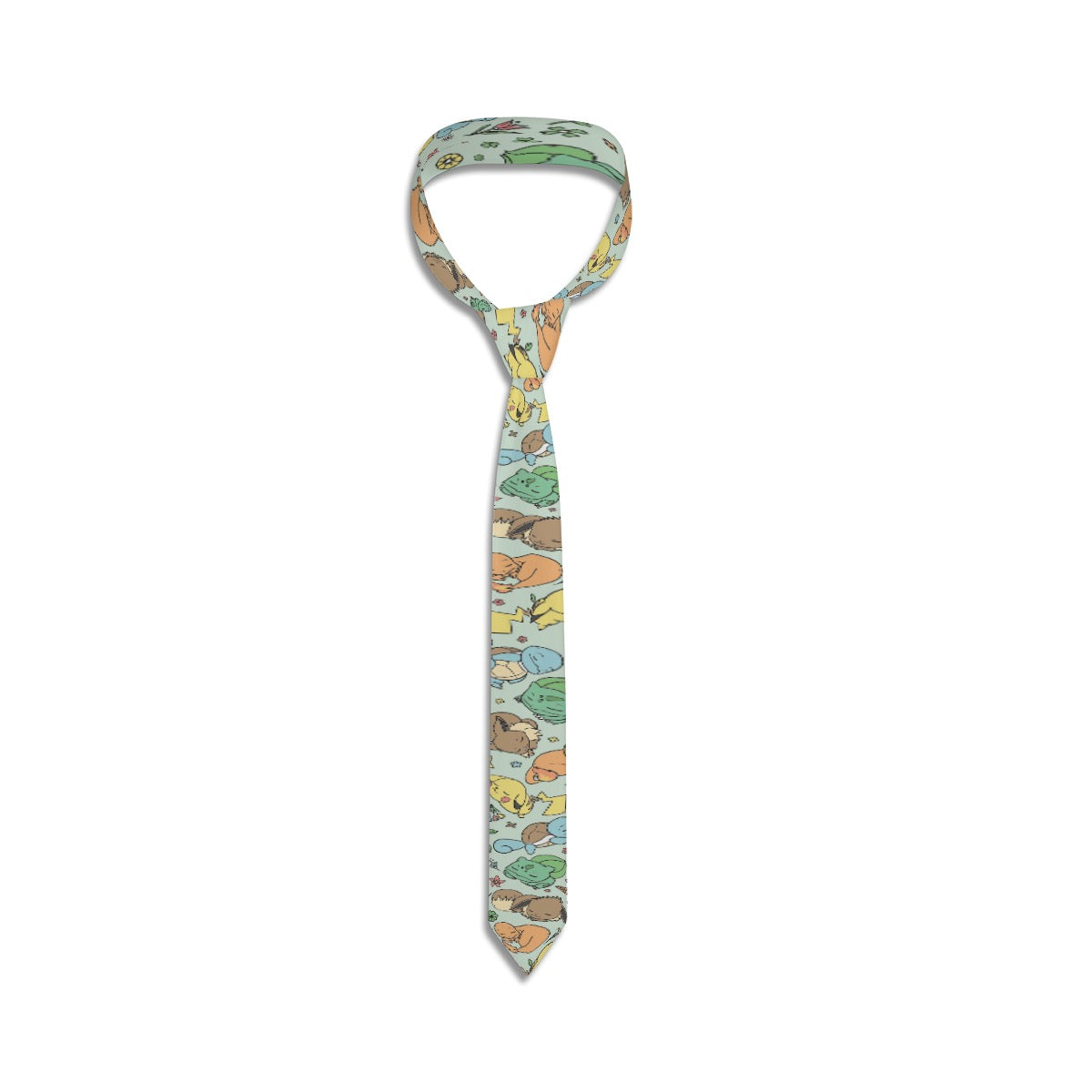 Sleeping Starter (Green) Necktie