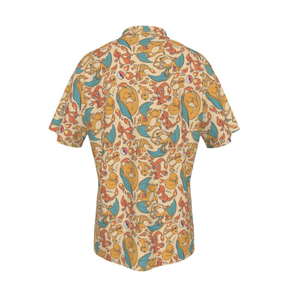 Charizard (Cream) Button Shirt