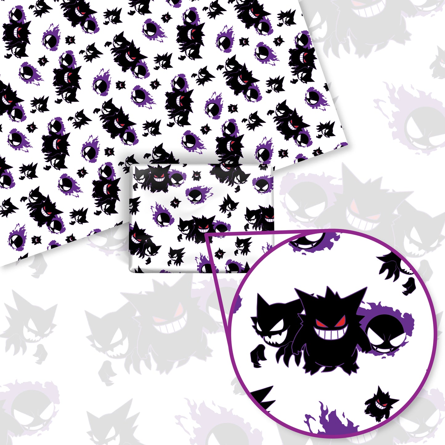 Gengar Evolution Wrapping Paper Sheets