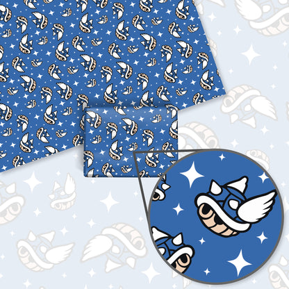 Mario Blue Shells Wrapping Paper Sheets