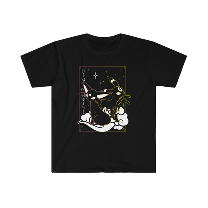 Espeon & Umbreon Black T-Shirt