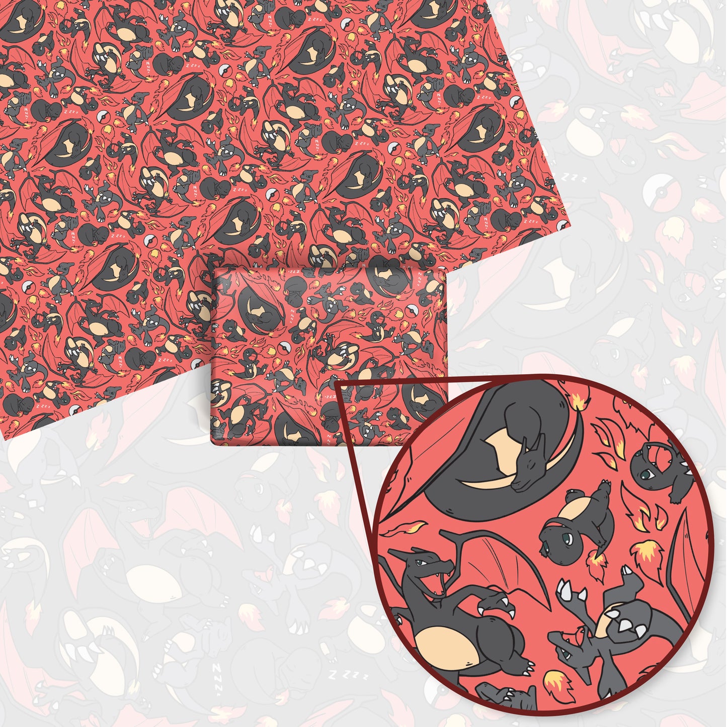 Charizard Wrapping Paper Sheets