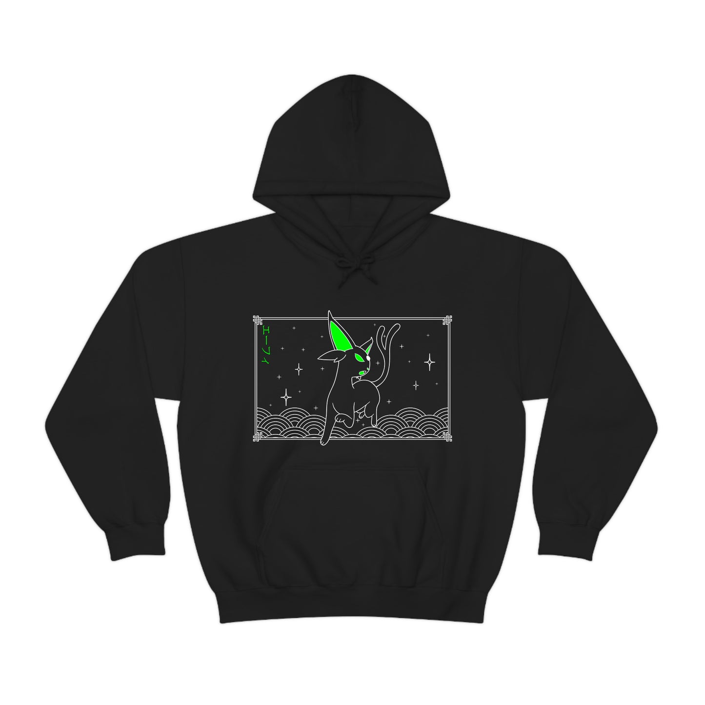 Espeon Black Hoodie