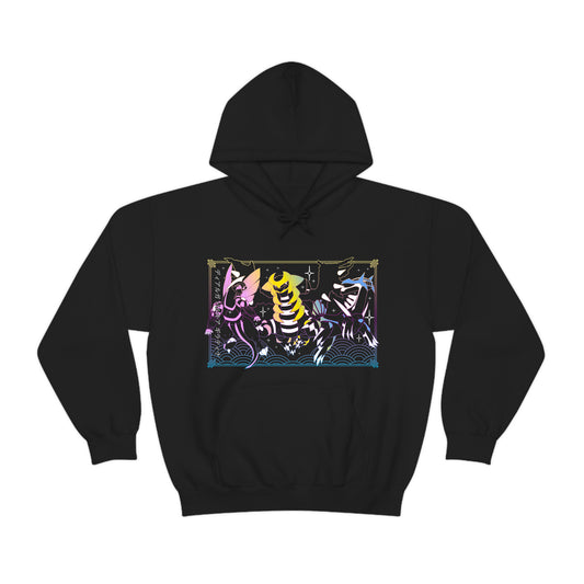 Giratina Dialga Palkia Black Hoodie